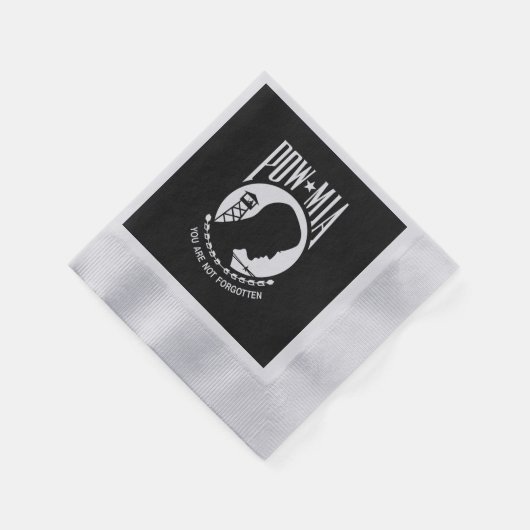 POW MIA Flag: Vermiste soldaten van de Vietnamoorl Servet (Hoek)