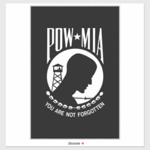 POW MIA Flag: Vermiste soldaten van de Vietnamoorl Sticker
