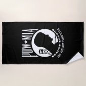POW MIA Flag: Vermiste soldaten van de Vietnamoorl Strandlaken (Voorkant)