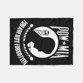 POW/MIA FLEECE BLANKET (Voorkant (Horizontaal))