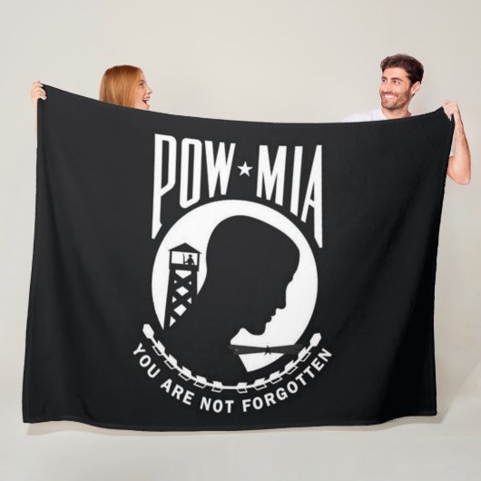 POW/MIA FLEECE DEKEN (In situ)