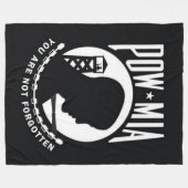 POW/MIA FLEECE DEKEN (Voorkant (Horizontaal))