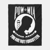 "POW MIA Fleece Deken" (Voorkant)