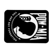 POW MIA Flexibel Magneet (Horizontaal)