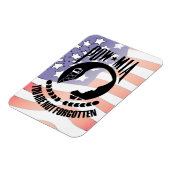 POW - MIA flexibele magneet (Linkerzijde)