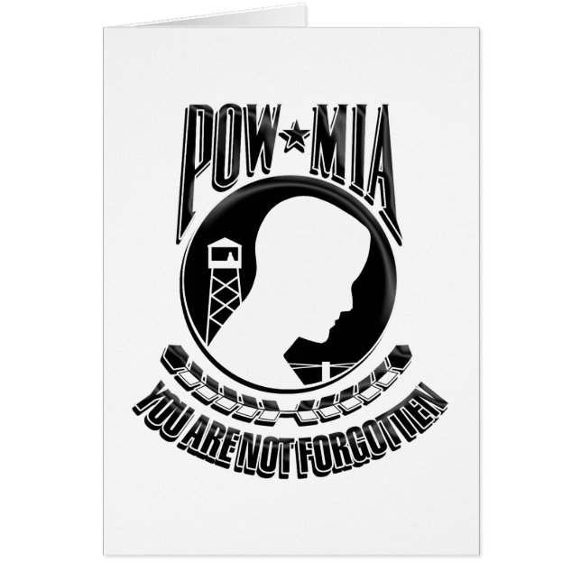 POW/MIA Herdenkingsdagkaart (Voorkant)