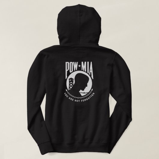 POW MIA Hooded Sweatshirt (Design achterkant)