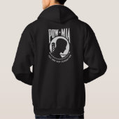 POW MIA Hooded Sweatshirt Black (Achterkant)
