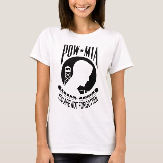 POW MIA Inverted Dames T-shirt (Voorkant)