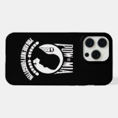 POW MIA iPhone 15 pro max Hoesje (Achterkant horizontaal)