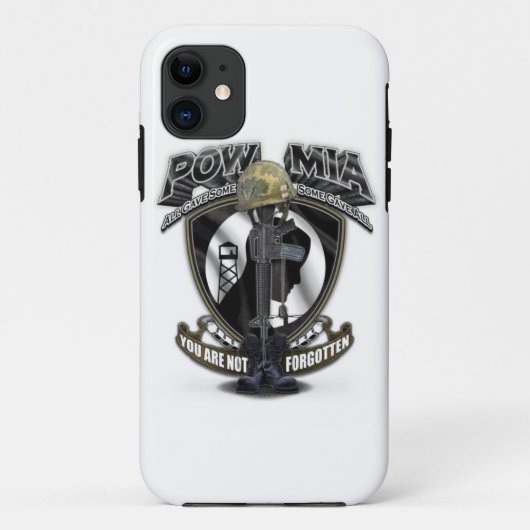 POW/MIA iPhone Case (Achterkant)