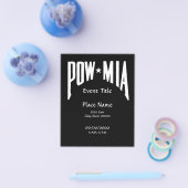 POW MIA Kleine Evenementenflyer Flyer (Enkel)