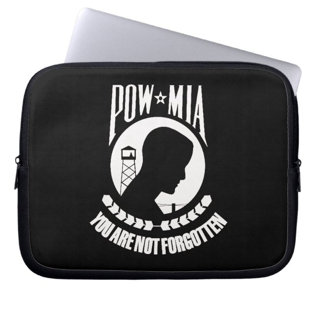 POW MIA-laptophoes" Laptop Sleeve (Voorkant)