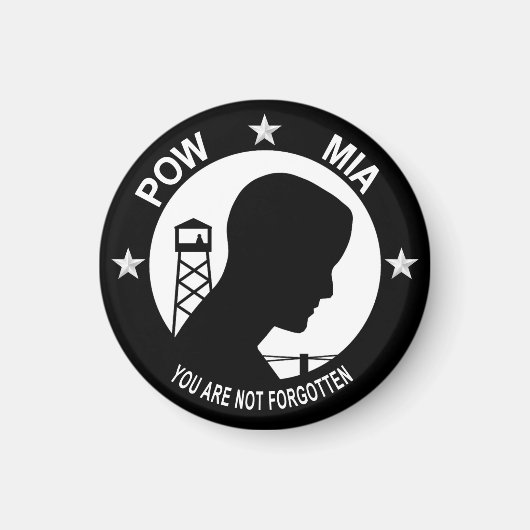 POW MIA Magnet (Voorkant)