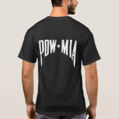 POW MIA Mannen T-shirt (Achterkant)