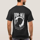 POW MIA Mannen T-shirt 2 (Achterkant)