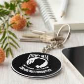 POW MIA MILITARY HEROES GEAR SLEUTELHANGER (Zijkant)