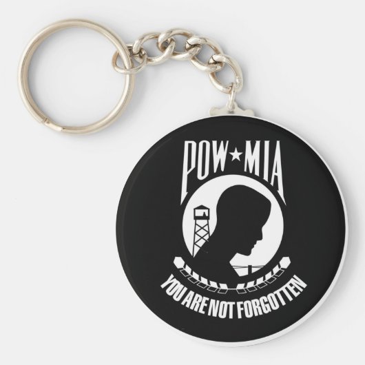 POW MIA MILITARY HEROES GEAR SLEUTELHANGER (Voorkant)