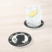 POW MIA-Onderzetters Zandsteen Onderzetter (Zijkant)