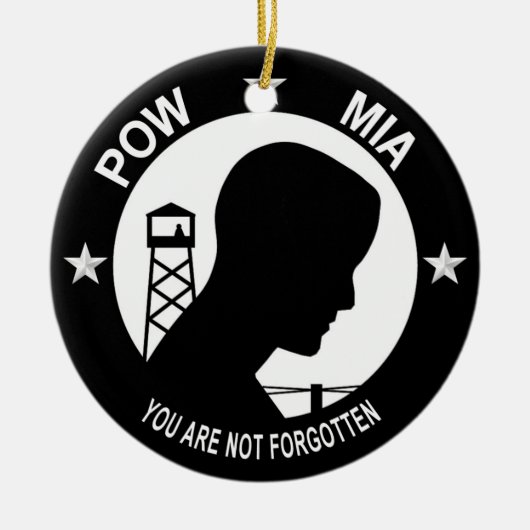 POW MIA Ornament (Voorkant)