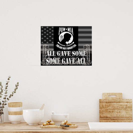 POW/MIA-Poster Poster (Keuken)