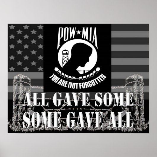 POW/MIA-Poster Poster (Voorkant)