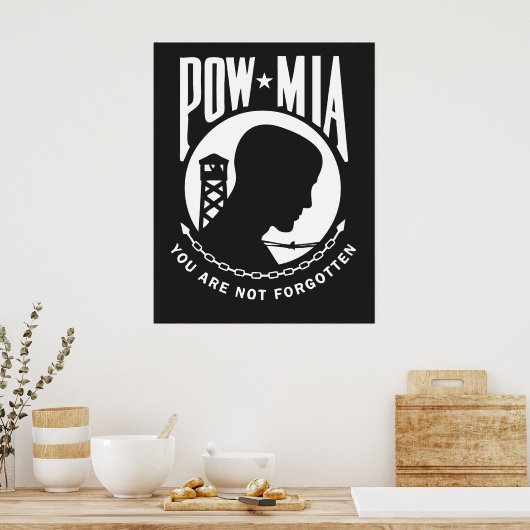 POW MIA-Poster Poster (Keuken)