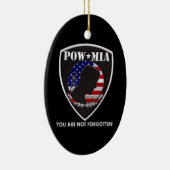 POW MIA - Schild Keramisch Ornament (Rechts)