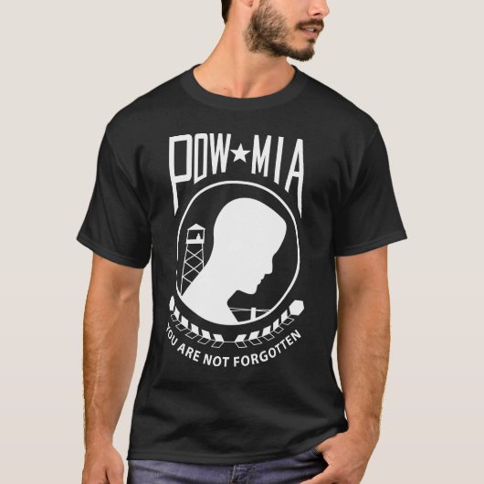 POW-MIA T-SHIRT (Voorkant)