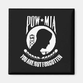 POW*MIA U bent niet vergeten - Magneet (Voorkant)