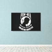 POW-MIA-vlag Canvas Afdruk (Insitu (Houten vloer))