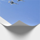 POW MIA-vlag met oude glorie en de ondervogels Cadeaupapier (Hoek)