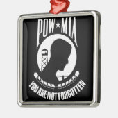 POW-MIA-vlag Metalen Ornament (Links)