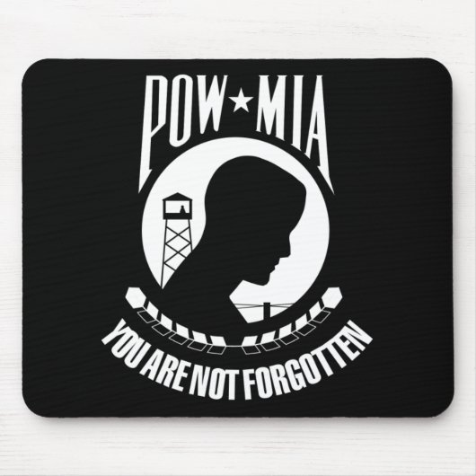 POW*MIA-vlag Muismat (Voorkant)