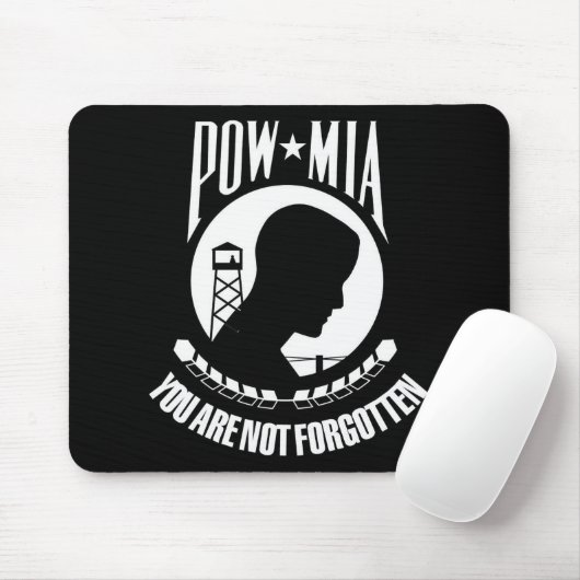 POW-MIA-vlag Muismat (Met muis)