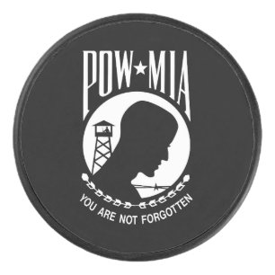 POW MIA-vlag: Vermiste soldaten van de Vietnamoorl Hockey Puck