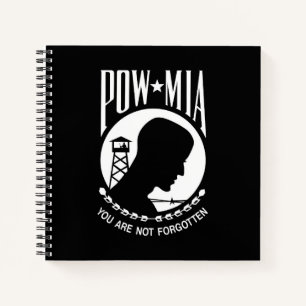 POW MIA-vlag: Vermiste soldaten van de Vietnamoorl Notitieboek