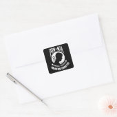 POW-MIA-vlag Vierkante Sticker (Envelop)