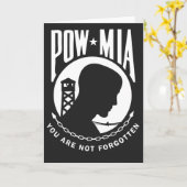 POW MIA-Wenskaart Kaart (Gele Bloem)