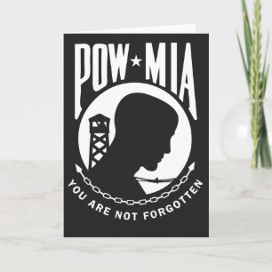 POW MIA-Wenskaart Kaart