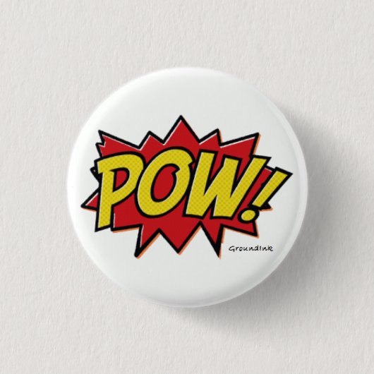 Pow! Miniatuur Button (Voorkant)