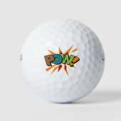 POW Modern Leuk Retro Stripboek Golfballen (Voorkant)