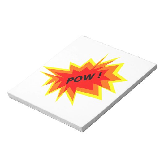 POW! NOTITIEBLOK (Linkerzijde)