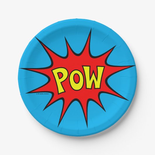POW! PAPIEREN BORDJE (Voorkant)