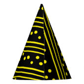 Pow Pop Art Cartoon Superpower Birthday Pet Feesthoedjes (Achterkant)