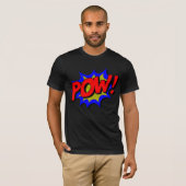 POW!  Pop Art Comic Text Effect - Retro T-shirt (Voorkant volledig)