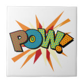 POW Pret Retro Strip Pop Art Tegeltje (Voorkant)
