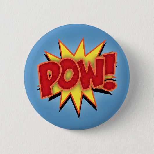 Pow! Ronde Button 5,7 Cm (Voorkant)