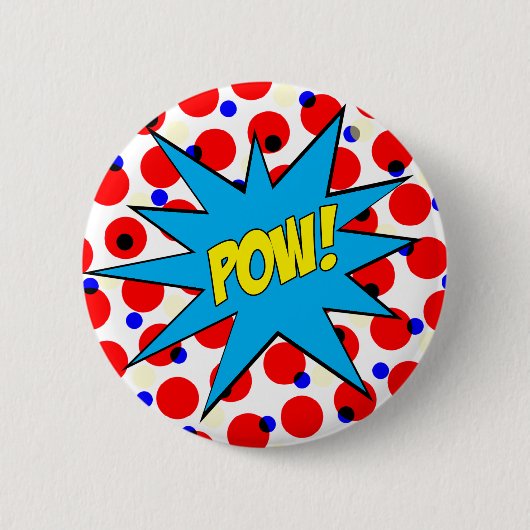Pow! Ronde Button 5,7 Cm (Voorkant)