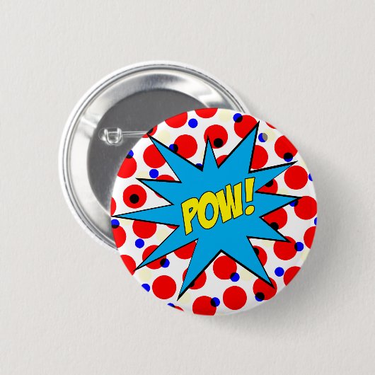 Pow! Ronde Button 5,7 Cm (Voorkant /achterkant)